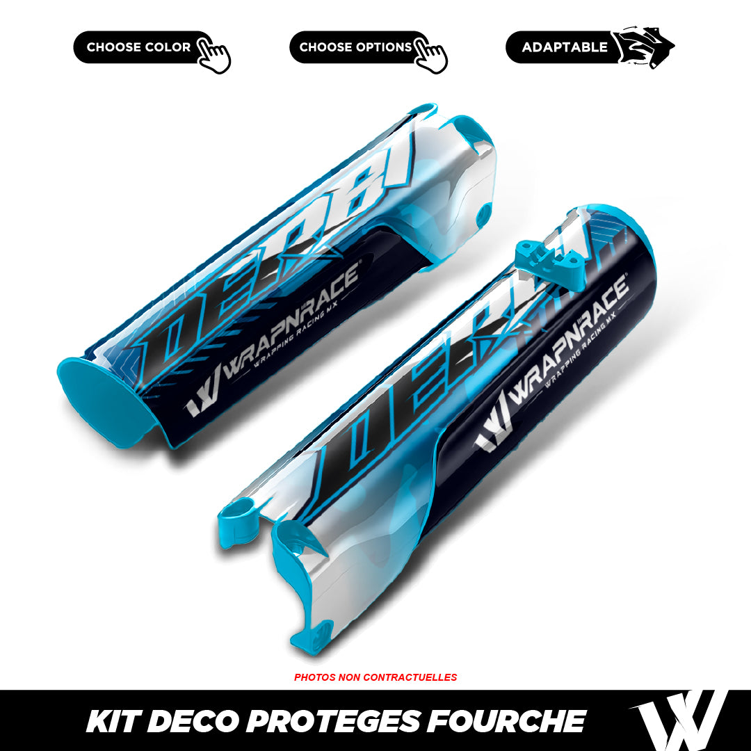 Kit déco protèges fourche | 100% personnalisable