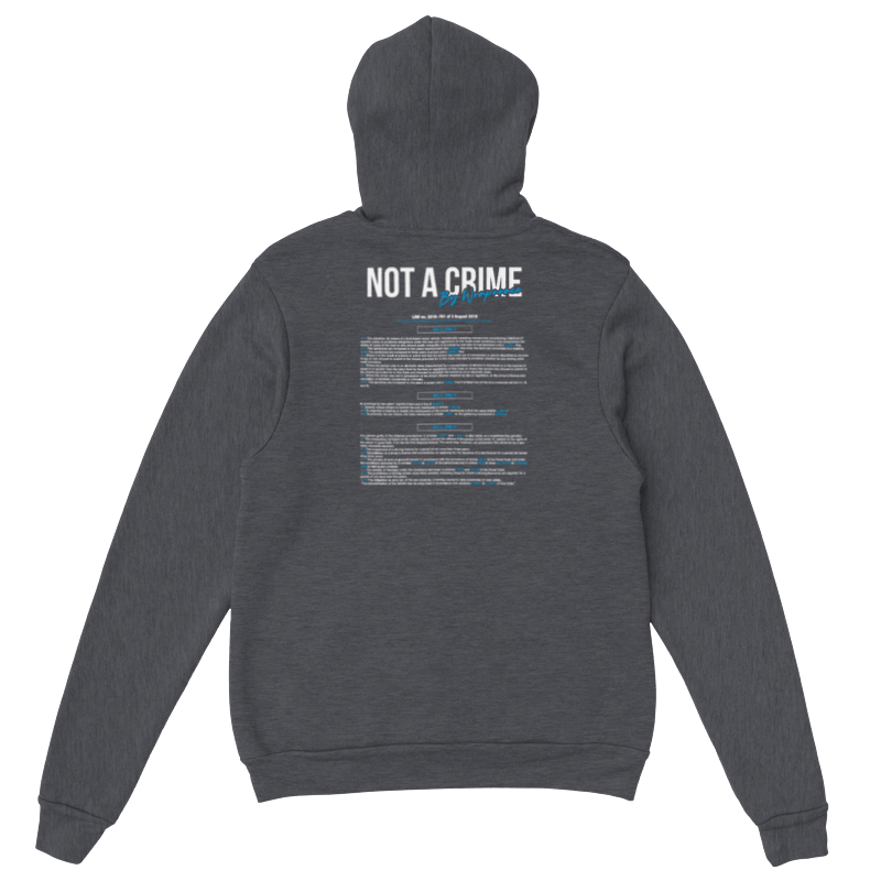 Sweatshirt WRAP NOT A CRIME