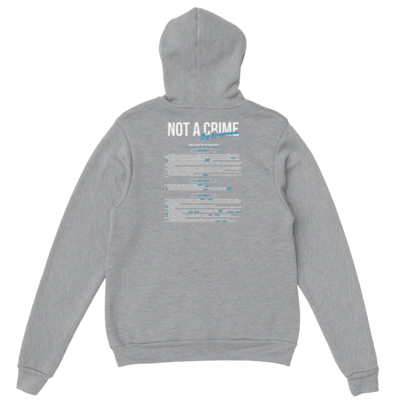 Sweatshirt WRAP NOT A CRIME