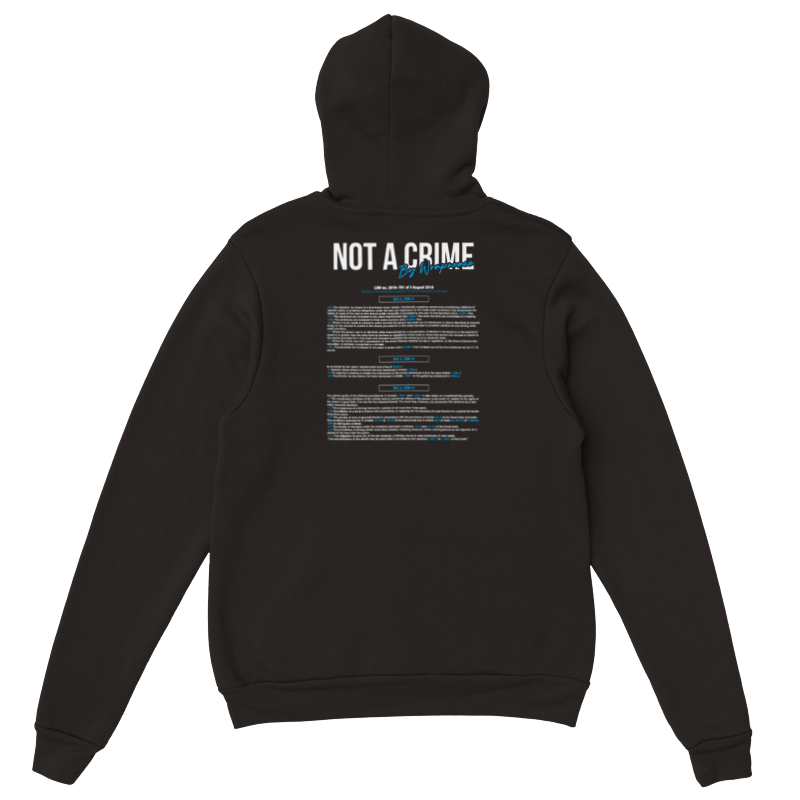 Sweatshirt WRAP NOT A CRIME
