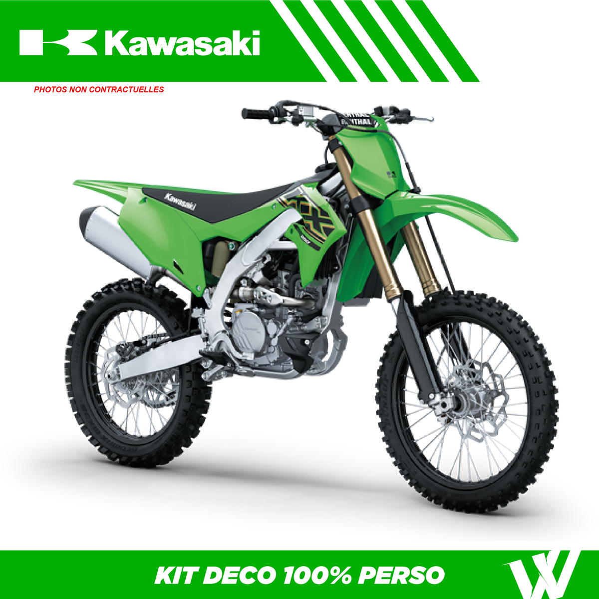 Kit déco Kawazaki Cross | 100% personnalisable