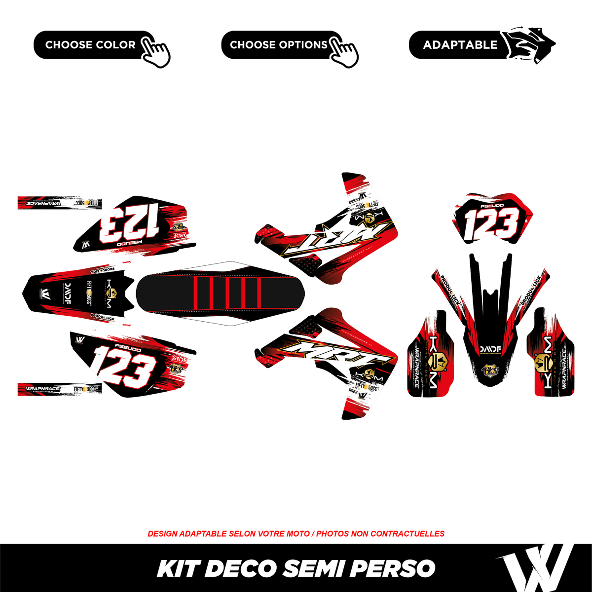 Kit déco BRUSH | Semi Personnalisable