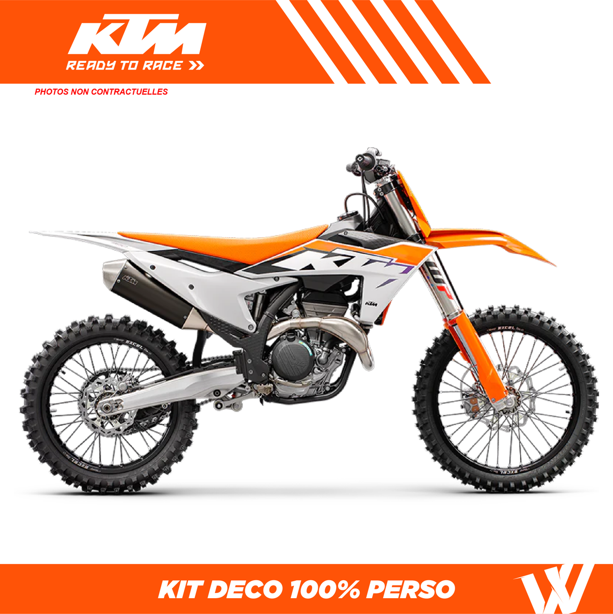 Kit déco KTM Cross | 100% personnalisable