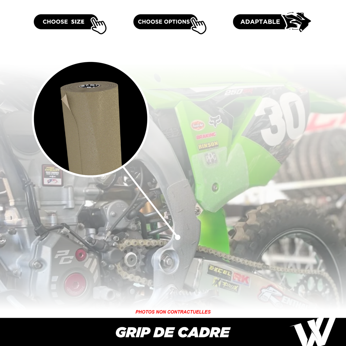 STICKERS GRIP PROTECTION DE CADRE