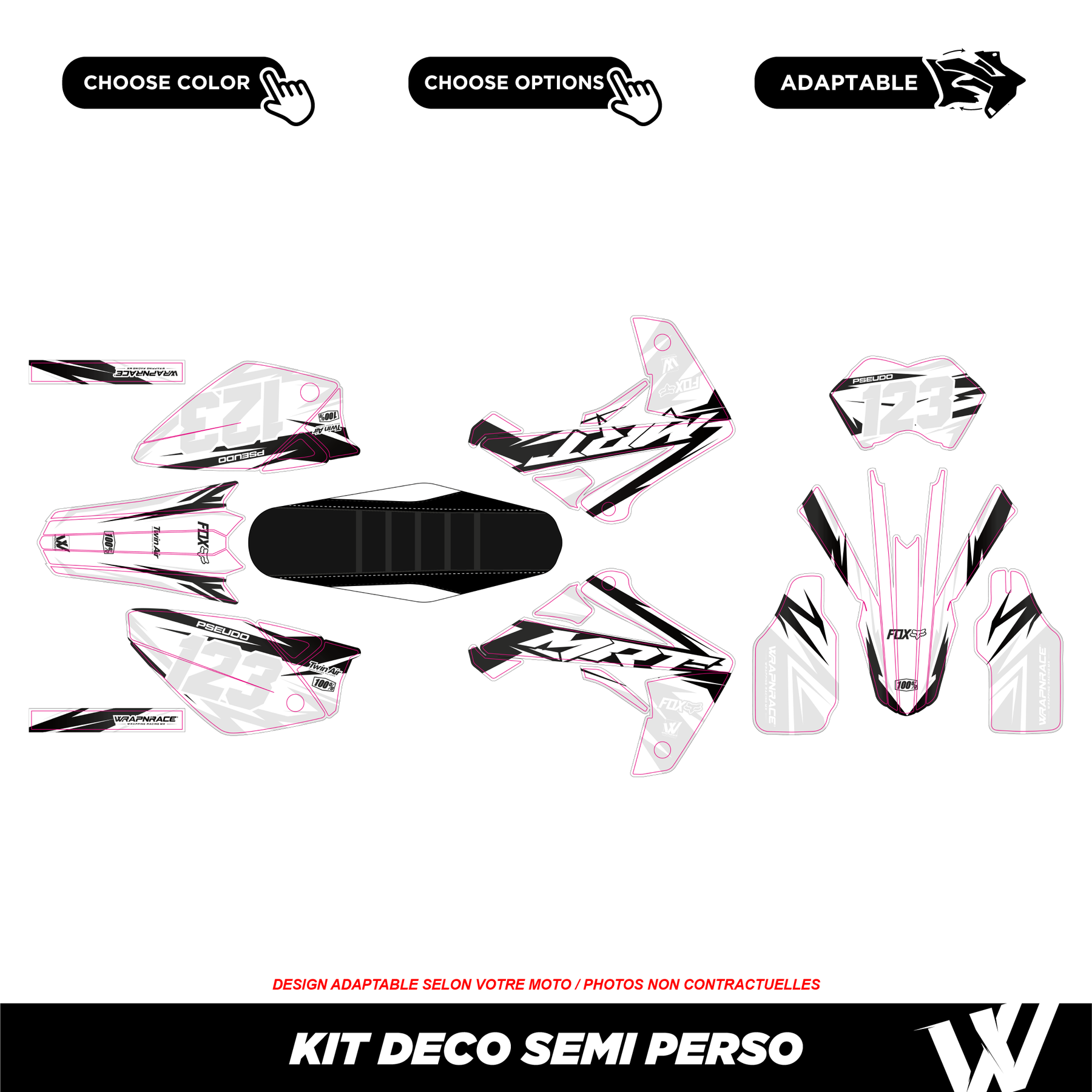 Kit déco PHANTOM | Semi Personnalisable