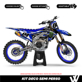 Kit déco YAMAHA ANAHEIM23 BLEU/BLANC | Semi Personnalisable