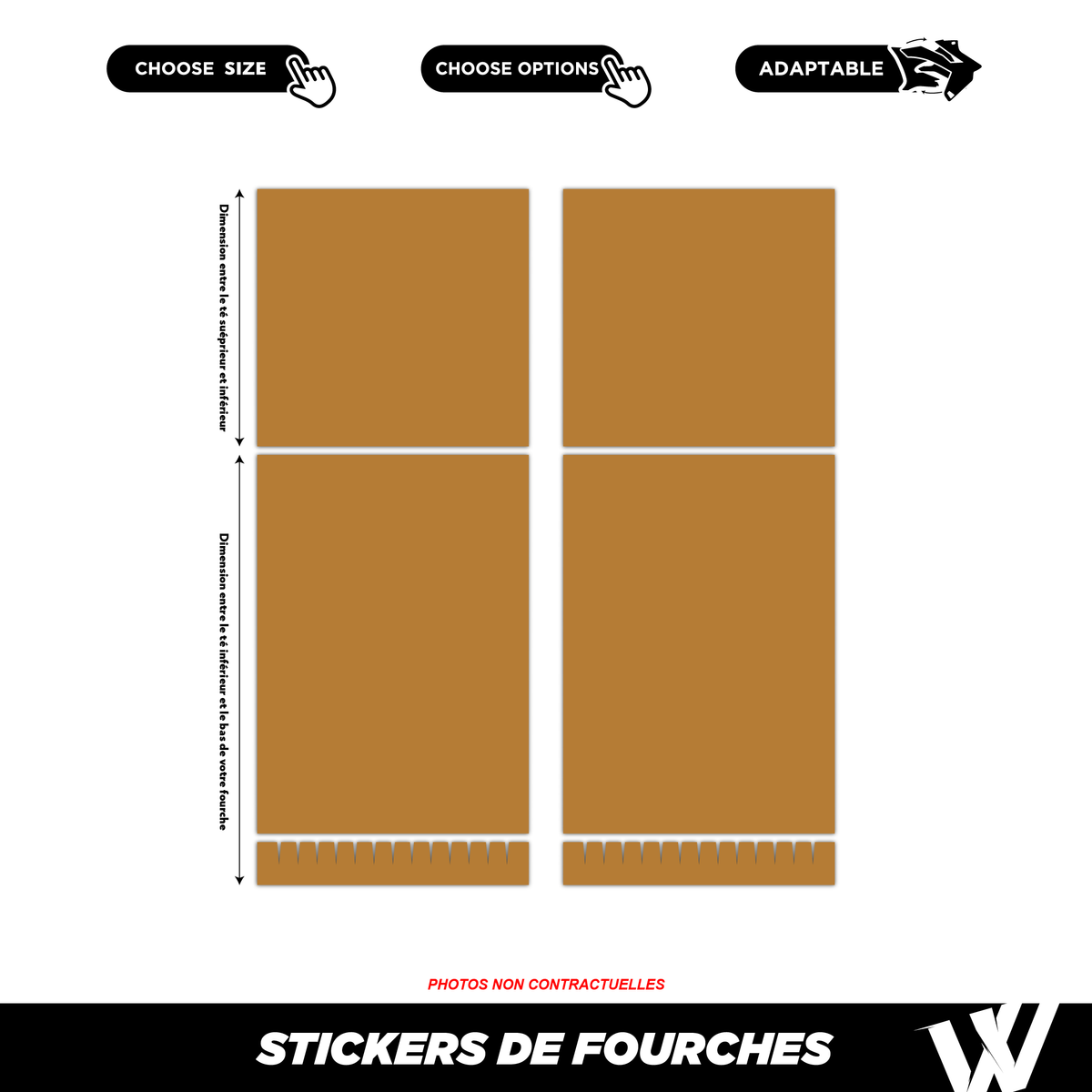 STICKERS DE FOURCHES COMPLET