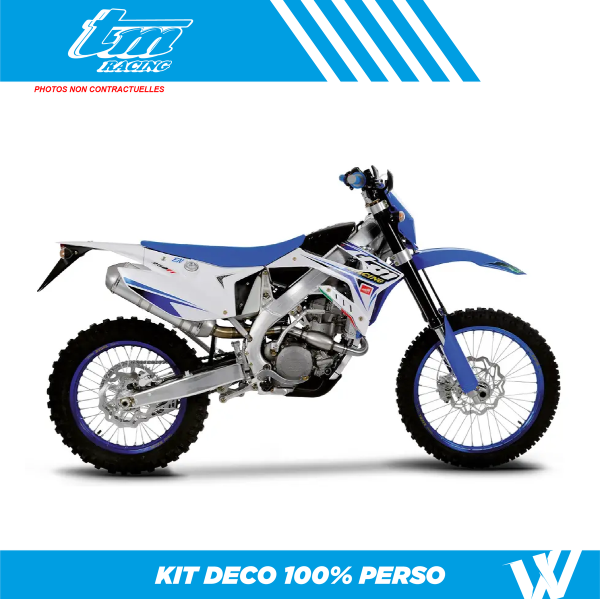 Kit déco TM RACING Cross | 100% personnalisable