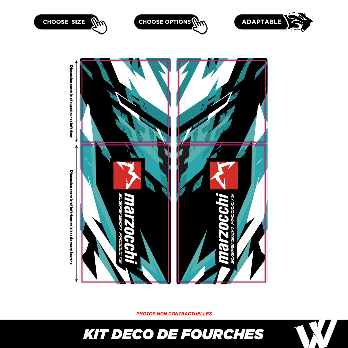 Kit déco fourche | 100% personnalisable