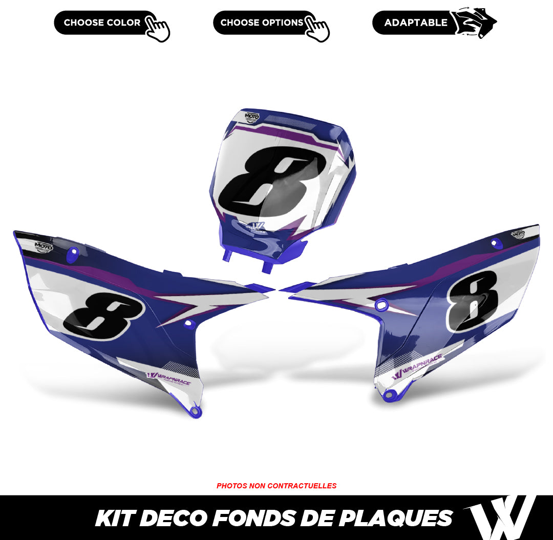 Kit déco fonds de plaques | 100% personnalisable