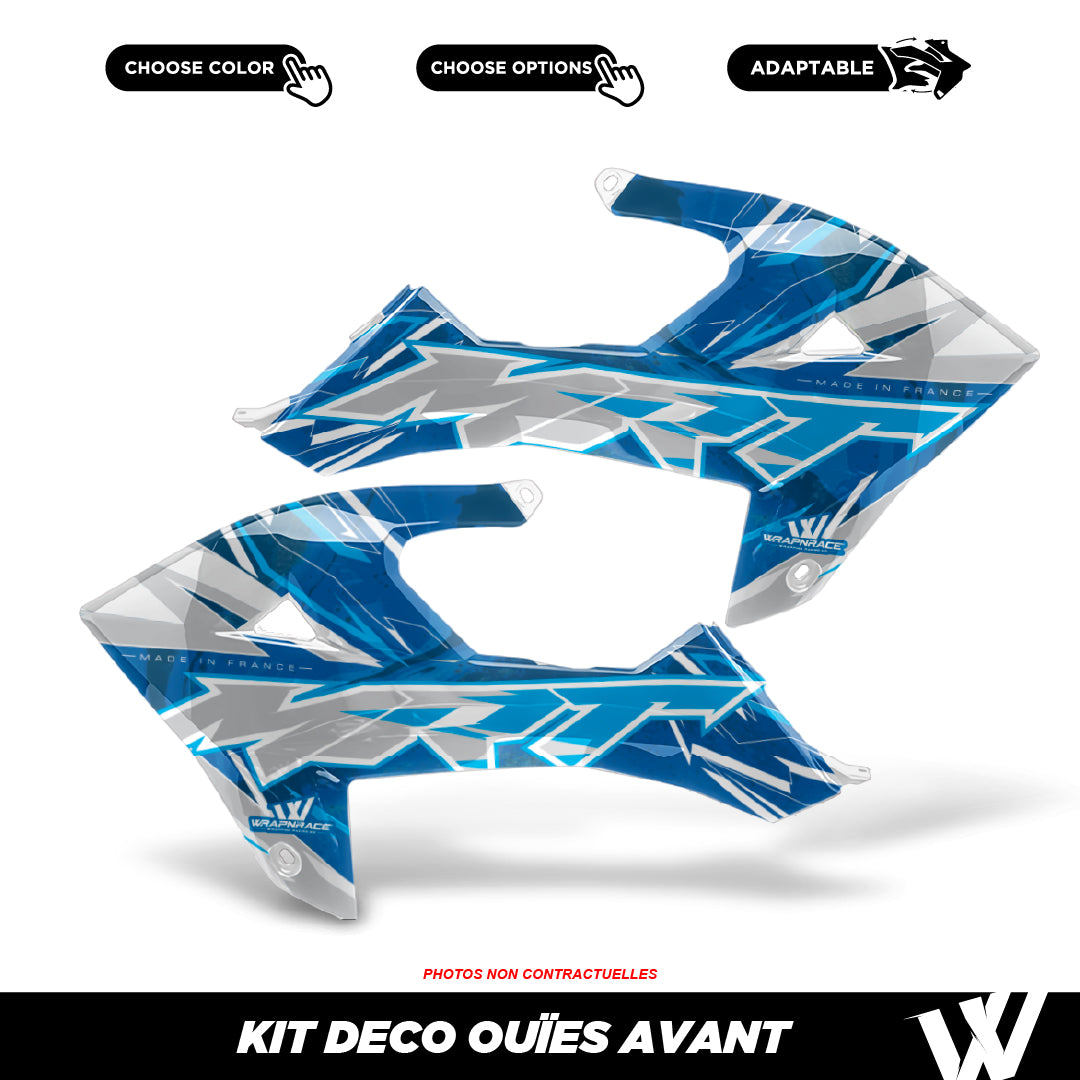 Kit déco ouïes avant | 100% personnalisable