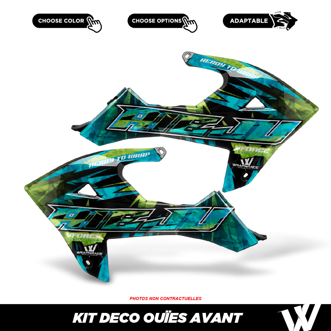 Kit déco ouïes avant | 100% personnalisable