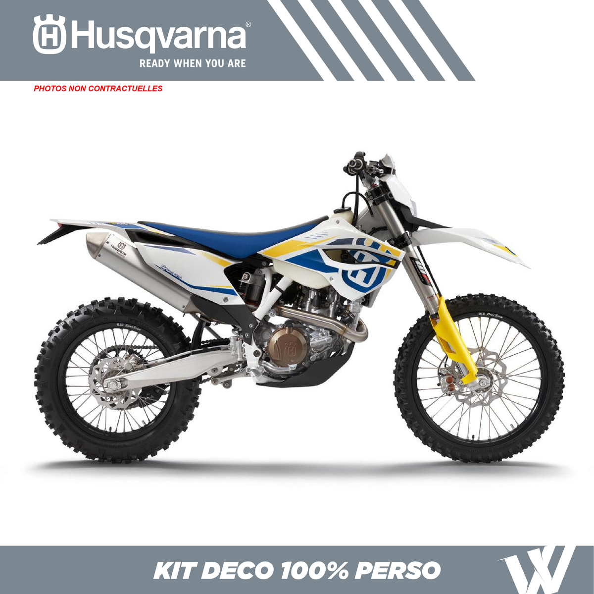 Kit déco Husqvarna Moto | 100% personnalisable