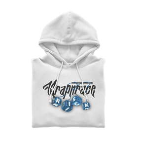 Sweat à capuche blanc WRAP25