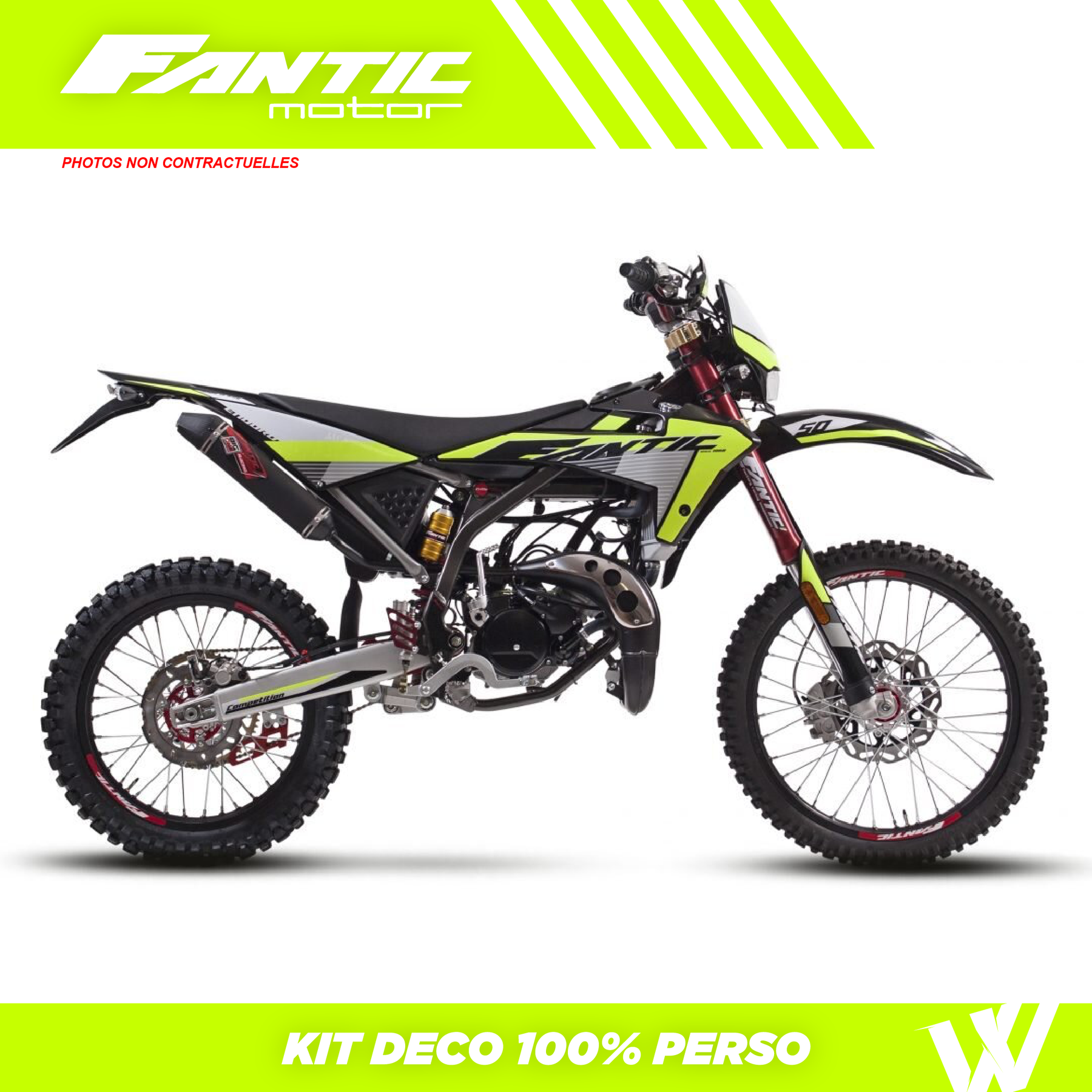 Kit déco Fantic 50cc | 100% personnalisable