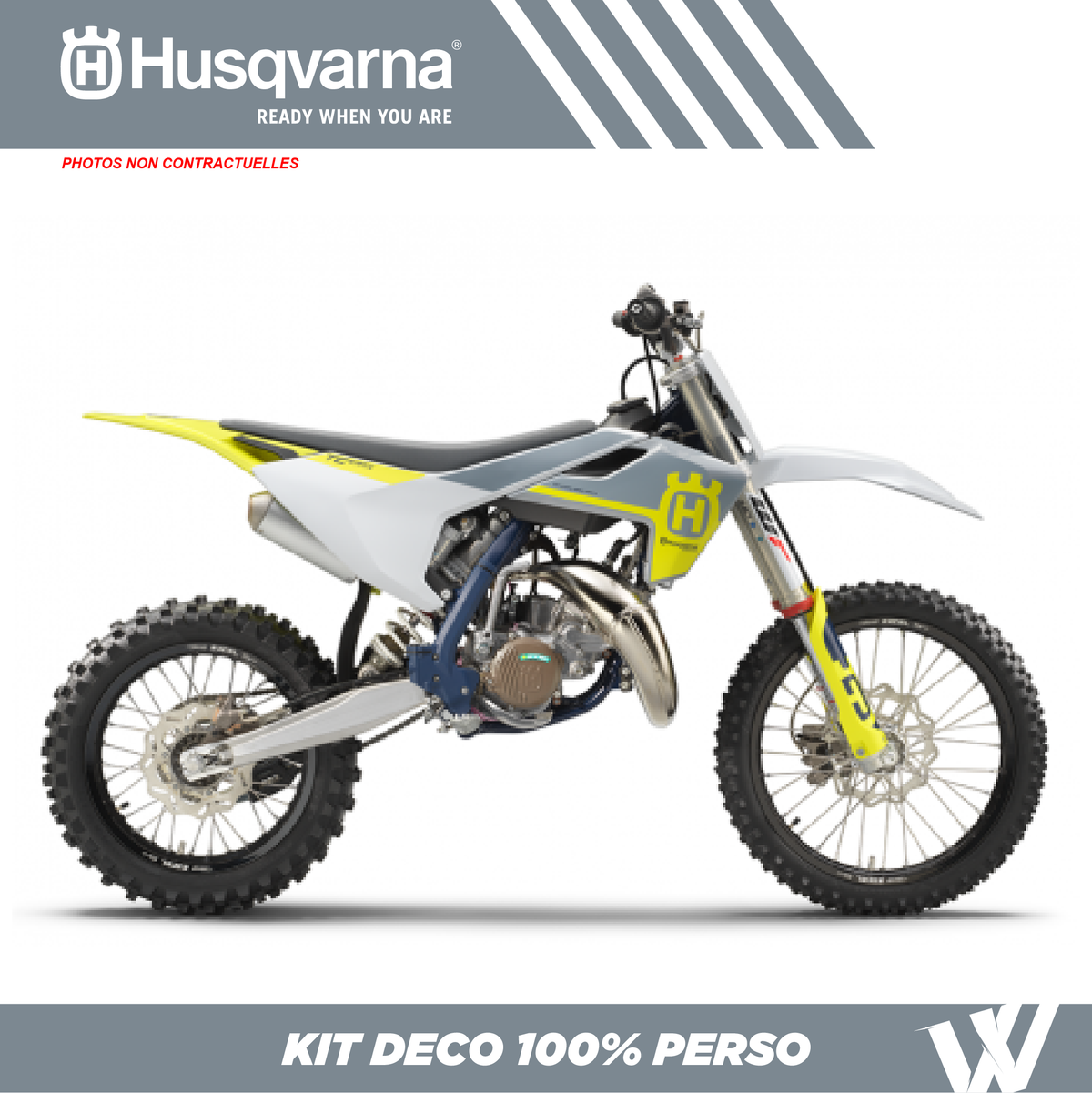 Kit déco Husqvarna Cross | 100% personnalisable