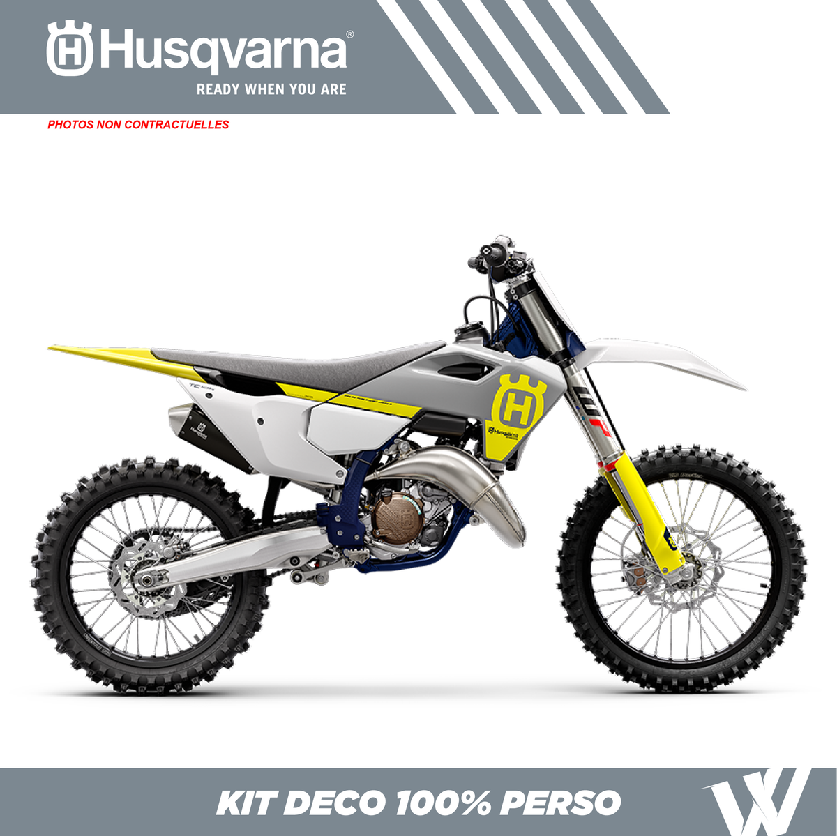 Kit déco Husqvarna Cross | 100% personnalisable