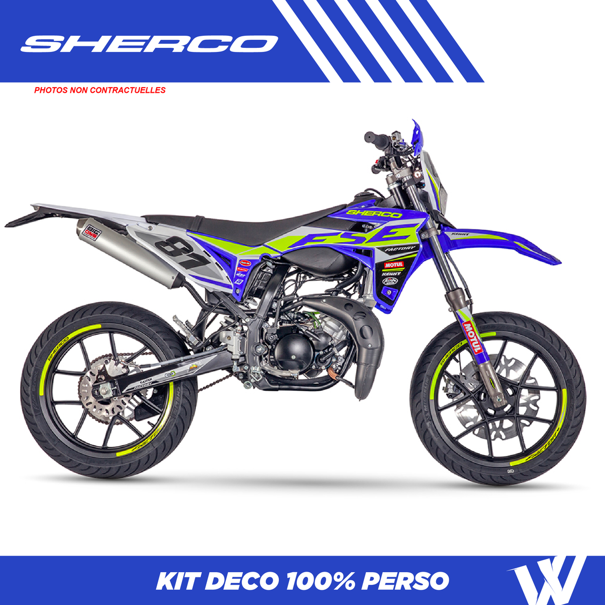 Kit déco Sherco 50cc | 100% personnalisable